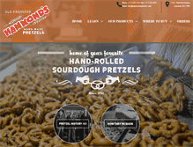 Tablet Screenshot of hammondpretzels.com